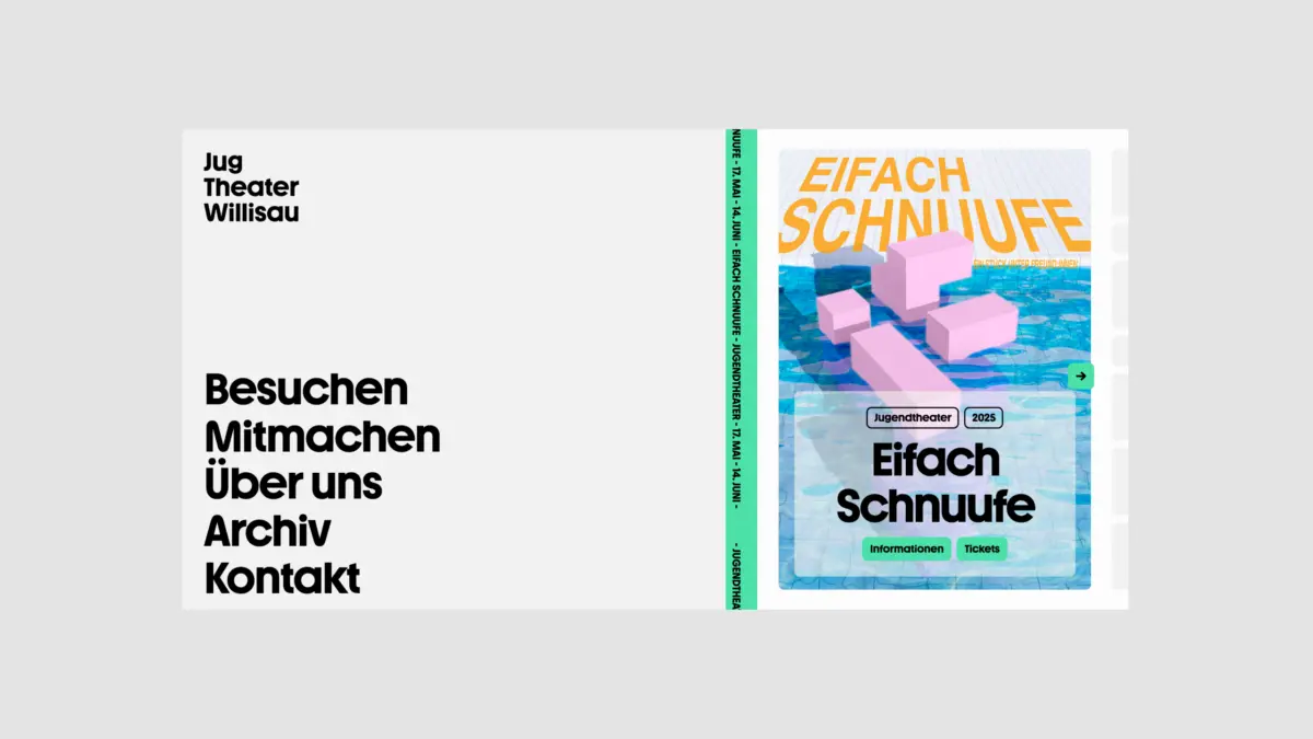 Screenshot der Webseite theater-willisau.ch